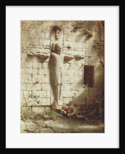 At Romsey Abbey, 1899 by Robert Bateman