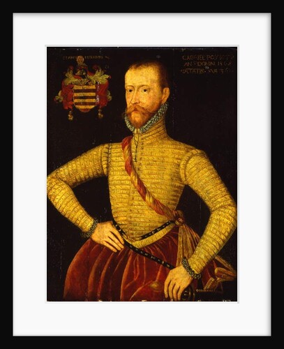 Portrait of Sir Gabriel Poyntz aged 36 by (attr. to) Master of the Countess of Warwick