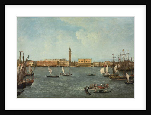 The Bacino di San Marco, Venice, looking towards to Molo by Michele Marieschi