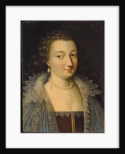 Portrait of a lady, probably Marie de Rohan-Montbazon, Duchesse de Luynes Puis de Chevreuse by Jean Leblond