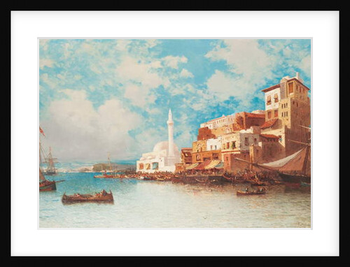 Eastern Harbour, 1871 by Jean Baptiste Henri Durand-Brager