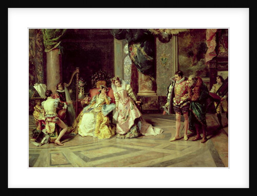 Galileo at the Court of Isabella, 1878 by Cesare-Auguste Detti