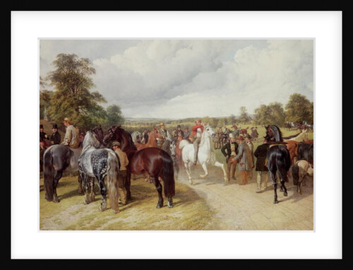 English Horse Fair on Southborough Common by John Frederick Herring Snr