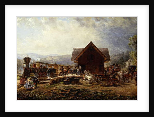 The 9.45 A.M. Accomodation, Stratford, Connecticut, 1864 by Edward Lamson Henry