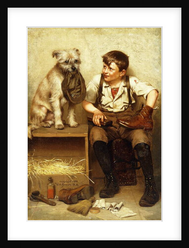Shoeshine Boy, 1902 by John George Brown