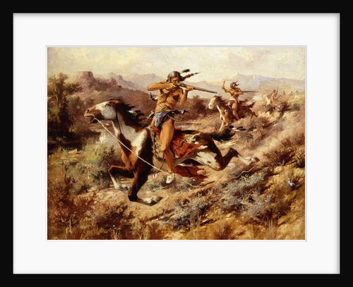The Pursuit by Edgar Samuel Paxson