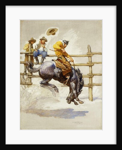 The Bucking Bronco by Newell Convers Wyeth
