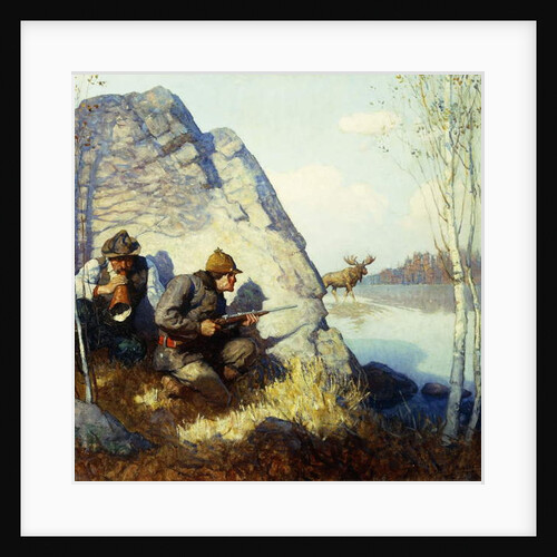 The Moose Call by Newell Convers Wyeth