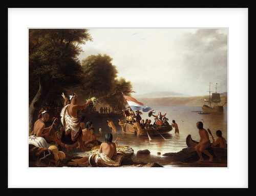 Landing of Henry Hudson, 1608 at Verplanck Point, Near Peekskill, New York by Robert Walter Weir