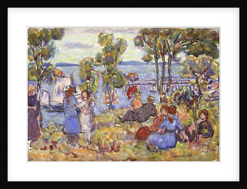 Boat Landing, Nahant Massachusetts, by Maurice Brazil Prendergast