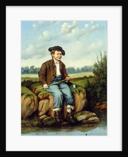 Boy Fishing by William Aiken Walker
