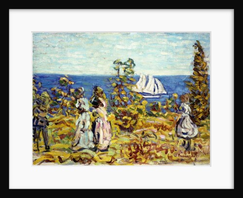 Viewing the Sailboat, c.1907-1910 by Maurice Brazil Prendergast