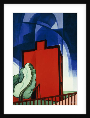 Blue Above, 1935 by Oscar Florianus Bluemner