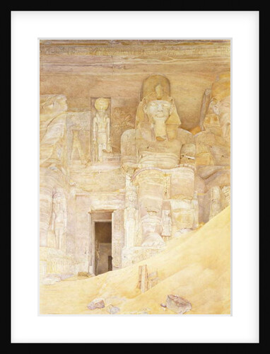 Abu Simbel, 1900 by Henry Roderick Newman