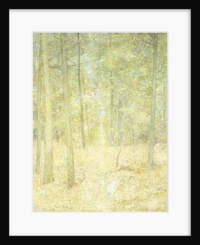 A Woodland Scene by Emil Carlsen