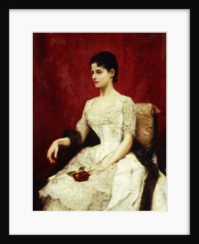 Crimson Roses and Lace, 1887 by Julius Leblanc Stewart