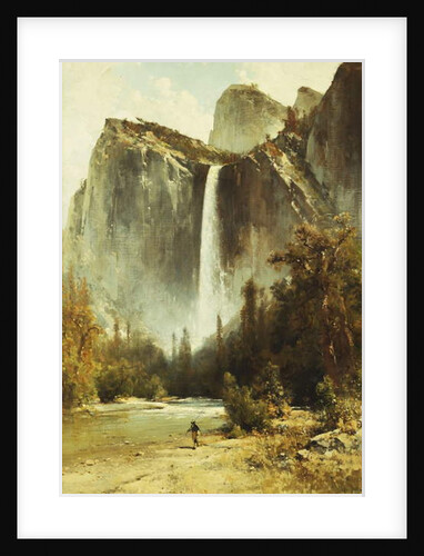 Bridal Falls, Yosemite by Thomas Hill