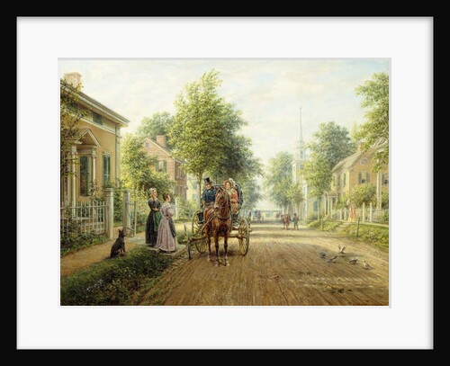 On the Way to Town, 1907 by Edward Lamson Henry