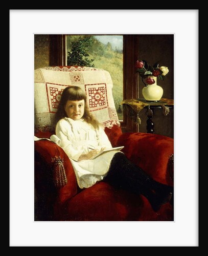 Mildred Wallace as a Young Girl by Thomas Waterman Wood