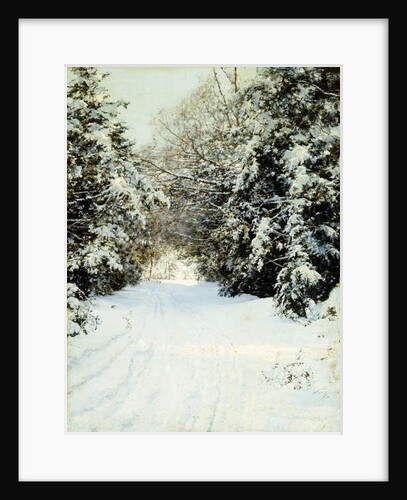 Snow-Laden Trees, 1887 by Walter Launt Palmer