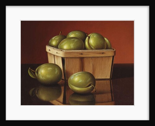 A Basket of Plums by Levi Wells Prentice