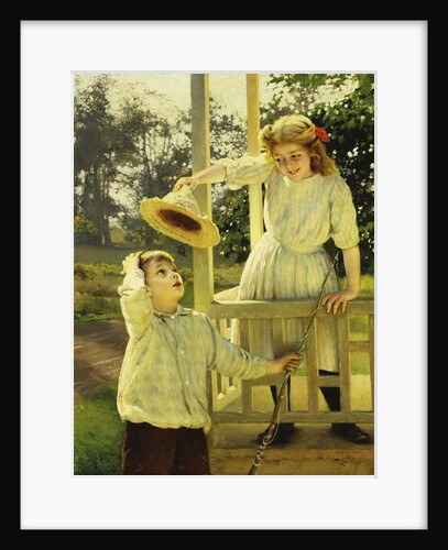 Flirting, 1910 by Karl Witkowski