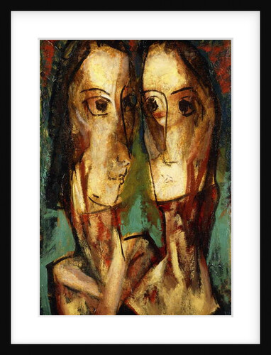 Two Heads, c.1928 by Alfred Henry Maurer