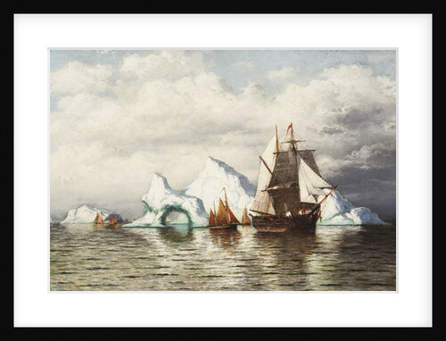 Among the Icebergs, Coast in Labrador by William Bradford
