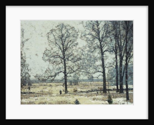 Winter Hickories by John Fabian Carlson