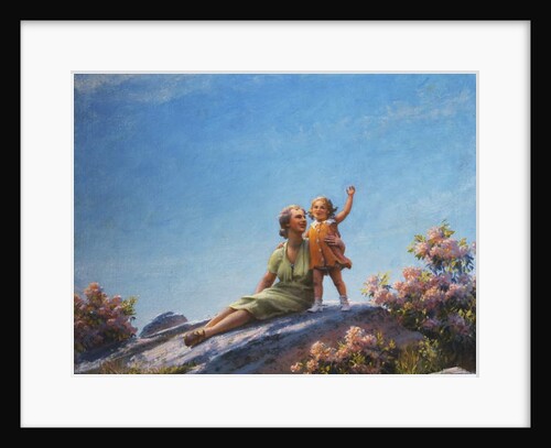 A Happy Moment, 1919 by Charles Courtney Curran