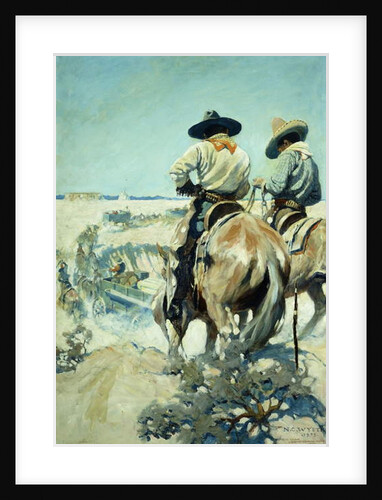 Supply Wagons, 1905 by Newell Convers Wyeth