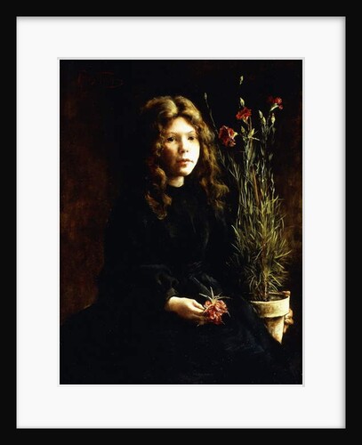 Spring Carnations by Francis Hunt Throop