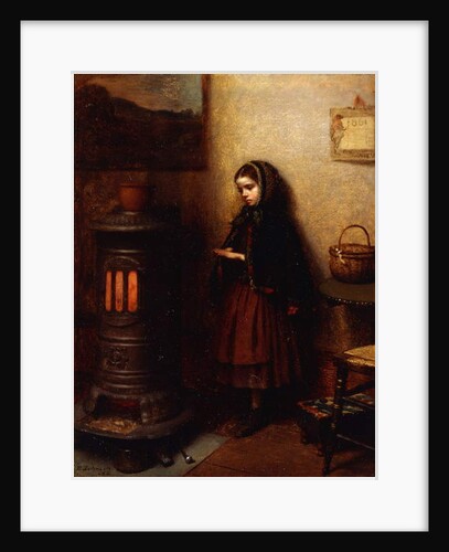 Warming Her Hands, 1862 by Eastman Johnson