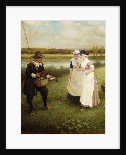 Isaac Walton and the Milkmaids, 1888 by George Henry Boughton