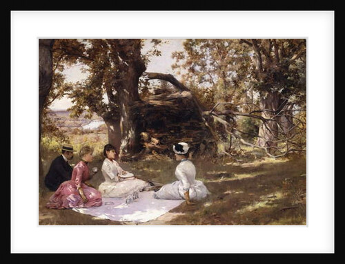 Picnic Under the Trees, 1896 by Julius Leblanc Stewart