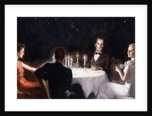 Dinner Under the Stars by McClelland Barclay
