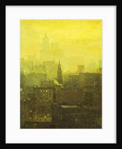 Urban Nocturne by Paul Cornoyer