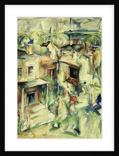 Village, c.1929 by Preston Dickinson