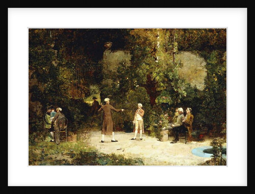 The Fencing Lesson, c.1879 by Walter Gay