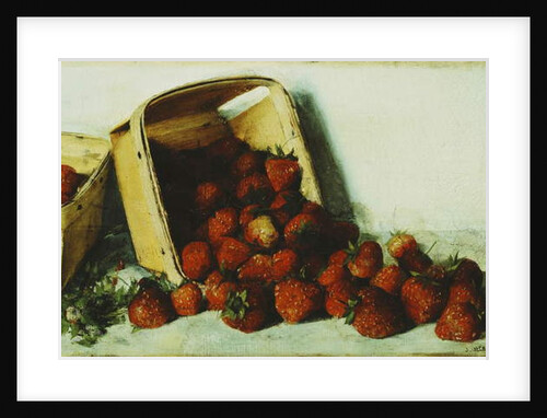 Basket of Strawberries, 1883 by Joseph Decker