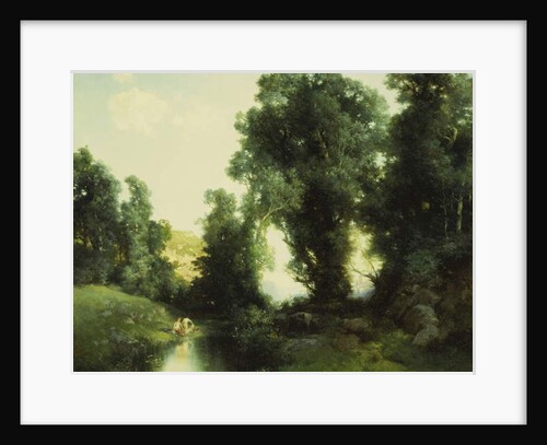 The Bathing Hole, Cuernavaca, Mexico, 1913 by Thomas Moran