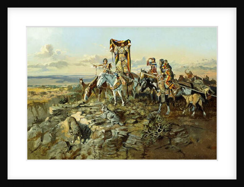 In the Wake of the Hunters, 1896 by Charles Marion Russell