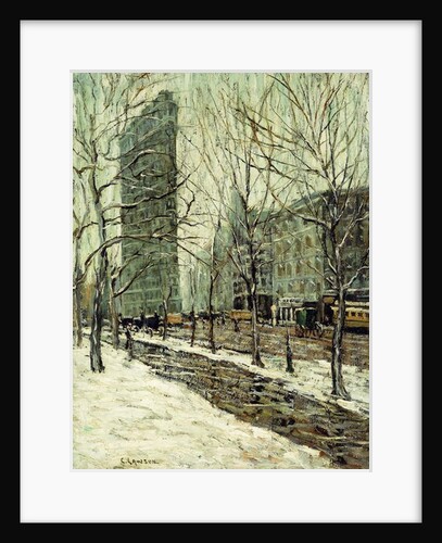 The Flatiron Building by Ernest Lawson