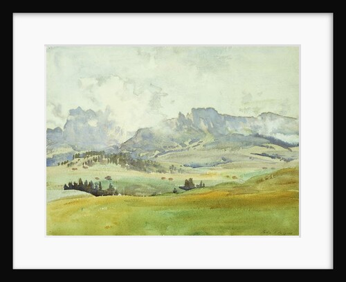 In the Dolomites, 1914 by John Singer Sargent