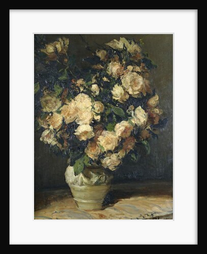 Roses in a Vase by Jacques-Emile Blanche