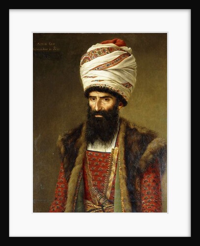 Portrait of Asghar Khan, Ambassador of Persia, 1808 by French School
