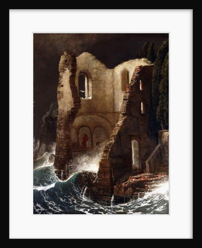 The Chapel; by Arnold Bocklin