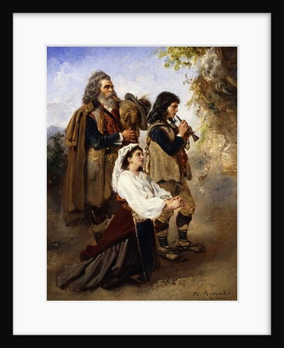 Pagans before the Altar by Anton Romako