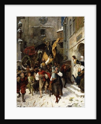 The First Coopers Dance; Der erste Schafflertanz by Alphonse Bodenmuller