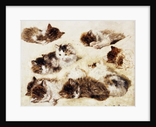 A Study of Kittens, 1898 by Henriette Ronner-Knip